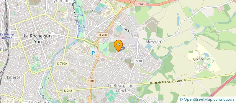 localisation de l'entreprise SCI CALYM-NANTES  TALMONT-SAINT-HILAIRE