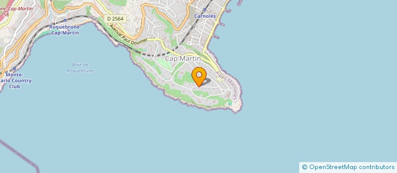 localisation de l'entreprise SCI CALYPSO à ROQUEBRUNE-CAP-MARTIN