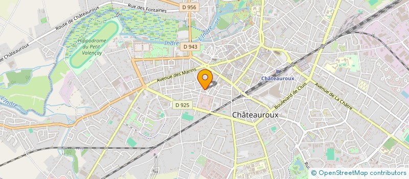 localisation de l'entreprise SCI CALYPSO à CHATEAUROUX