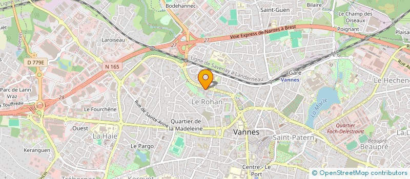 localisation de l'entreprise SCI CALYPSO à VANNES