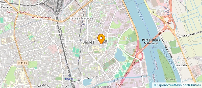 localisation de l'entreprise SCI CALYPSO à BEGLES