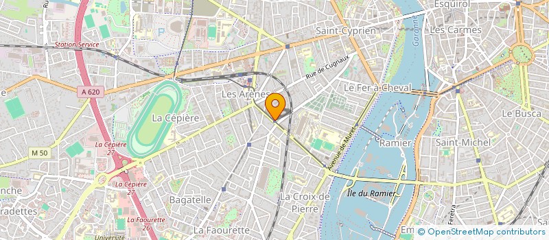 localisation de l'entreprise SCI CALYPSO à TOULOUSE