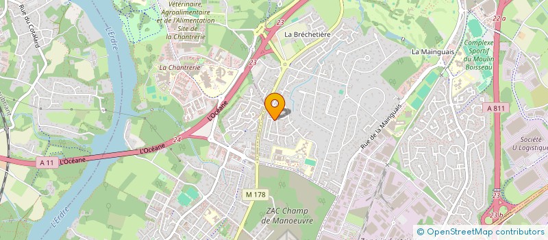 localisation de l'entreprise SCI CALYPSO  CARQUEFOU