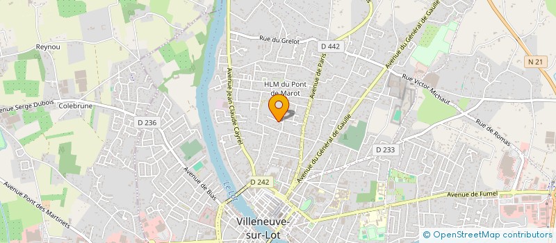 localisation de l'entreprise SCI CALYPSO  VILLENEUVE-SUR-LOT