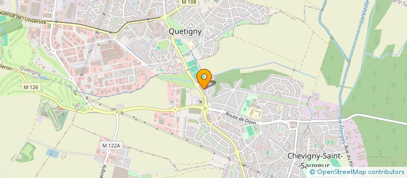 localisation de l'entreprise SCI CALYPSO  CHEVIGNY-SAINT-SAUVEUR