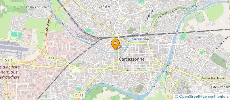 localisation de l'entreprise SCI CALYPSO 7 à CARCASSONNE