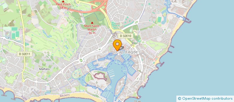 localisation de l'entreprise SCI CALYPSO  AGDE