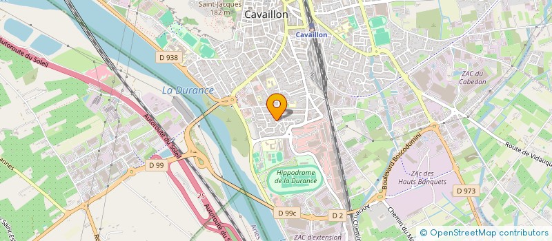 localisation de l'entreprise SCI CALYPSO  CAVAILLON