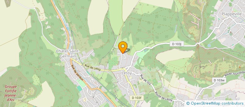 localisation de l'entreprise SCI CALYPSO  LESSY