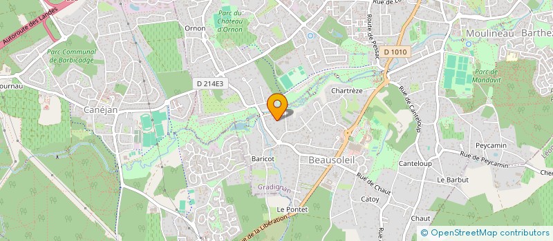 localisation de l'entreprise SCI CALYPSO  GRADIGNAN