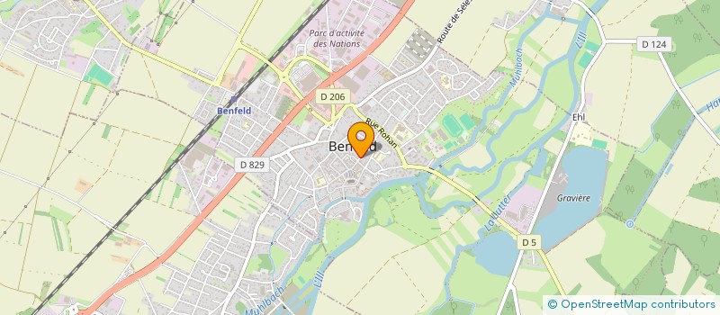 localisation de l'entreprise SCI CALYPSO  BENFELD