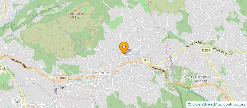 localisation de l'entreprise SCI CALYPSO  LE ROURET