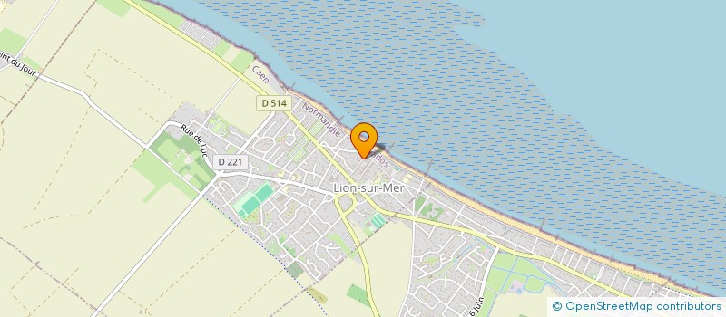 localisation de l'entreprise SCI CALYPSO  LION-SUR-MER