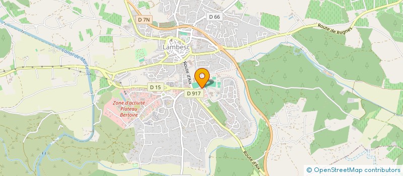 localisation de l'entreprise SCI CALYPSO  LAMBESC