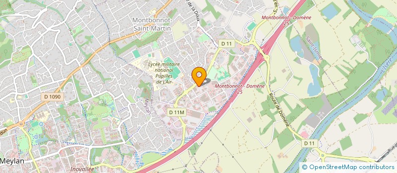 localisation de l'entreprise SCI CALYX  MONTBONNOT-SAINT-MARTIN