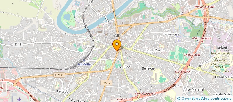 localisation de l'entreprise SCI CAM à ALBI