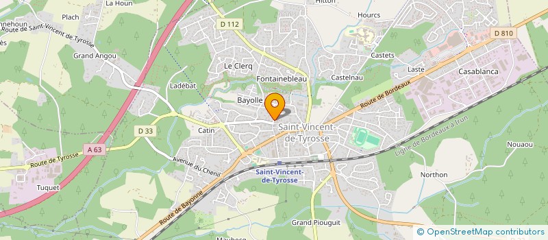 localisation de l'entreprise SCI CAM à SAINT-VINCENT-DE-TYROSSE