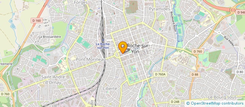 localisation de l'entreprise SCI CAM à LA ROCHE-SUR-YON