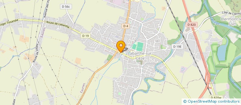 localisation de l'entreprise SCI CAM à LABARTHE-SUR-LEZE