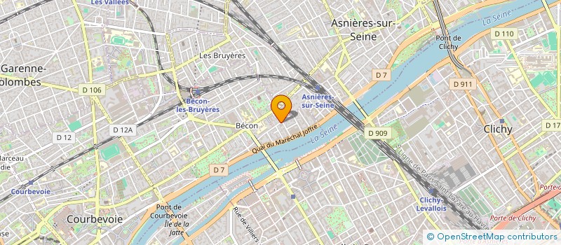 localisation de l'entreprise SCI CAM - BROSSOLETTE à COURBEVOIE