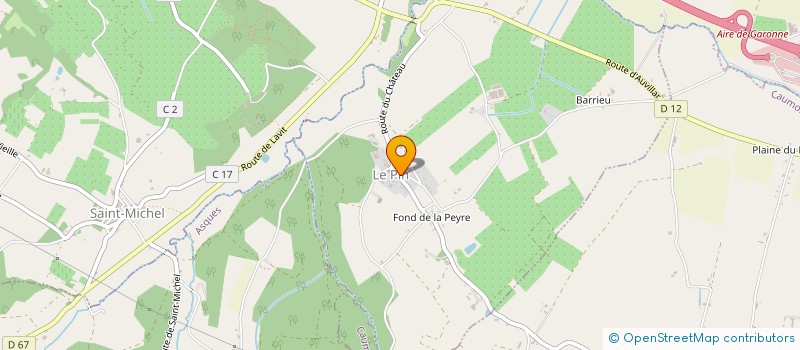 localisation de l'entreprise SCI CAM & CIRIL  BARDIGUES