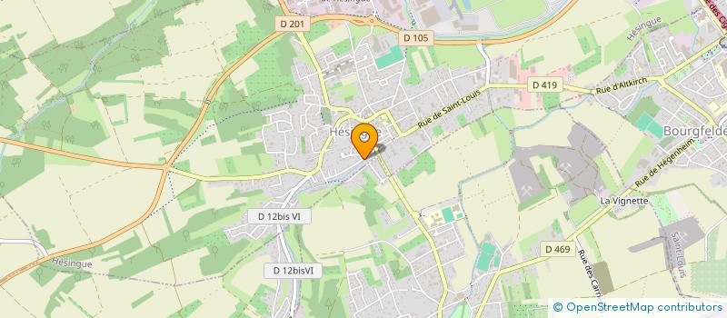 localisation de l'entreprise SCI CAM LEGACY  HESINGUE