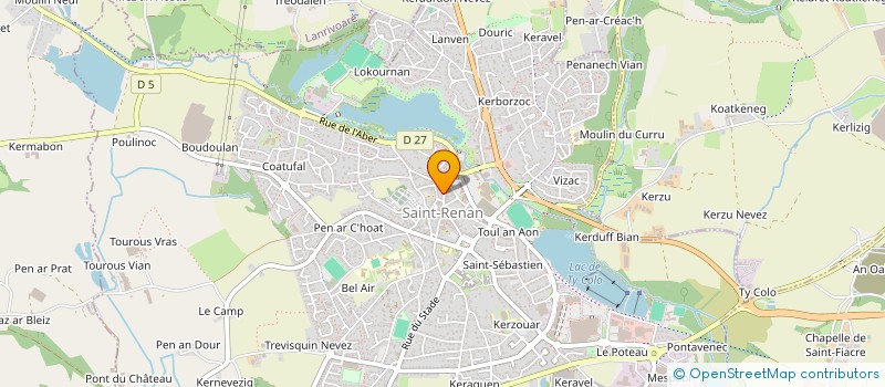 localisation de l'entreprise SCI CAM ROIGNANT  SAINT-RENAN