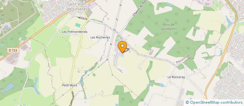 localisation de l'entreprise SCI CAM-X  BOUCHEMAINE