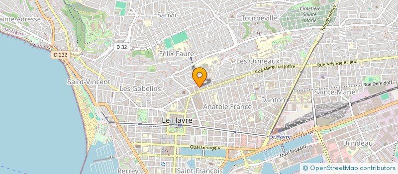 localisation de l'entreprise SCI CAMA à LE HAVRE