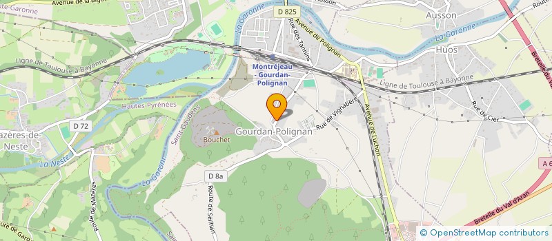 localisation de l'entreprise SCI CAMA  GOURDAN-POLIGNAN