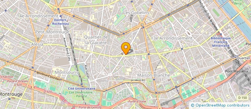 localisation de l'entreprise SCI CAMA  PARIS