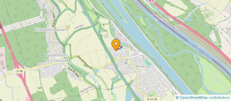 localisation de l'entreprise SCI CAMA  ROSENAU