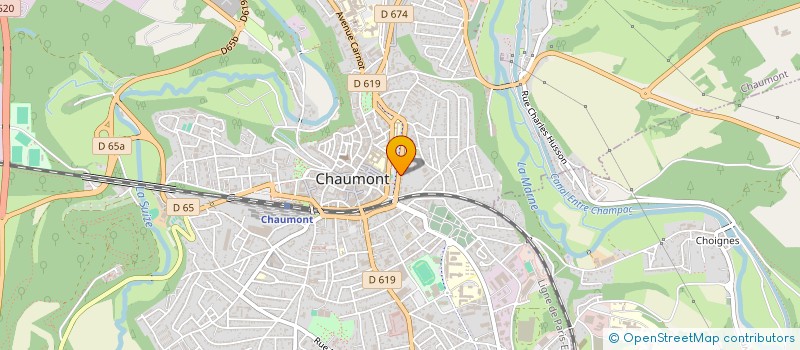 localisation de l'entreprise SCI CAMA à CHAUMONT