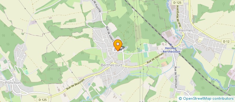 localisation de l'entreprise SCI CAMA  BERTHECOURT