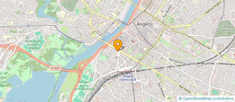 localisation de l'entreprise SCI CAMA  ANGERS