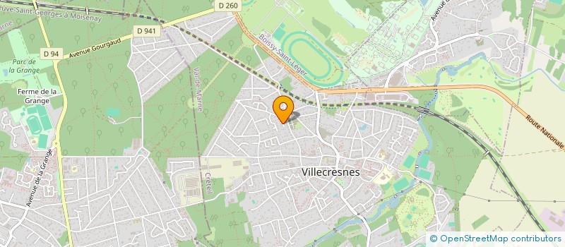 localisation de l'entreprise SCI CAMA VIALLARD  VILLECRESNES