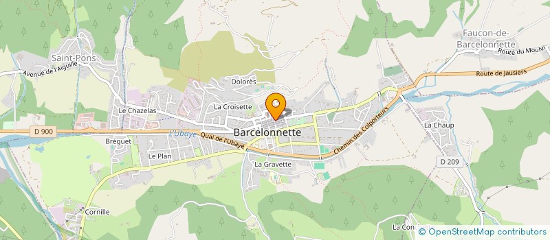 localisation de l'entreprise SCI CAMACHO à BARCELONNETTE