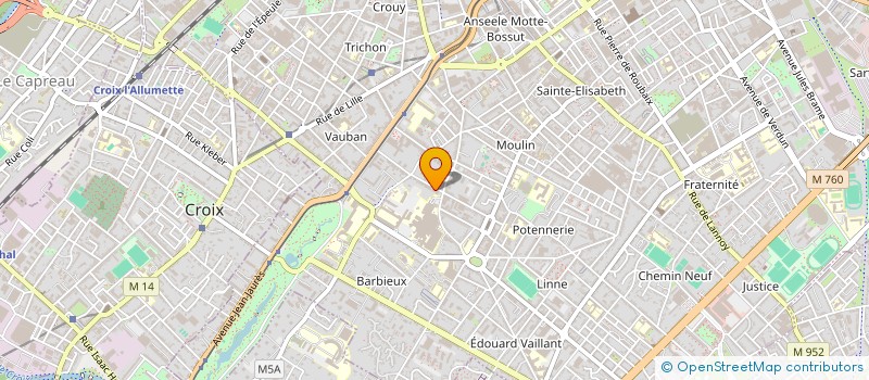 localisation de l'entreprise SCI CAMAF  ROUBAIX