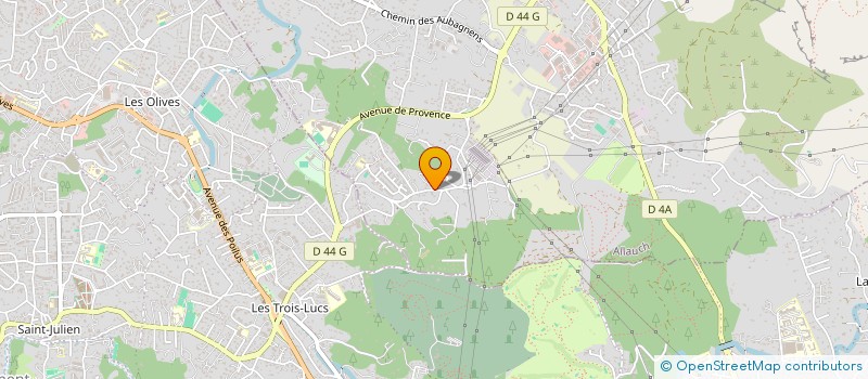 localisation de l'entreprise SCI CAMAIX  ALLAUCH