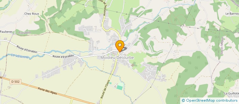 localisation de l'entreprise SCI CAMAJ  MOIDIEU-DETOURBE