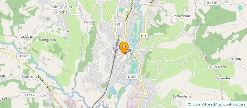 localisation de l'entreprise SCI CAMAJE  OBJAT