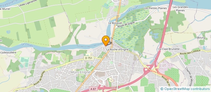 localisation de l'entreprise SCI CAMALE  MURS-ERIGNE