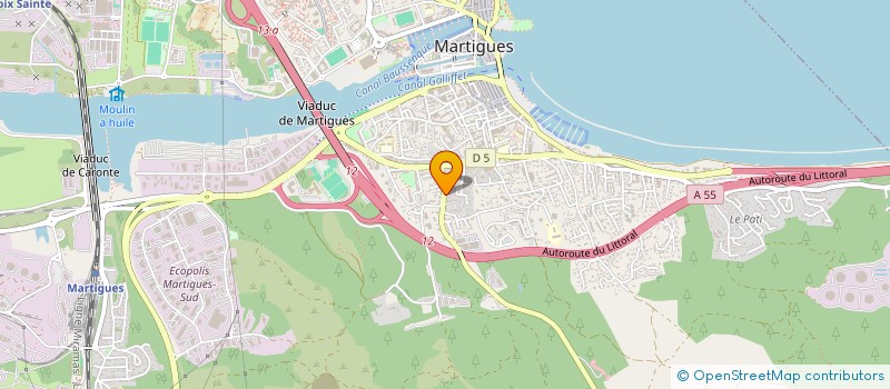 localisation de l'entreprise SCI CAMALESS  MARTIGUES