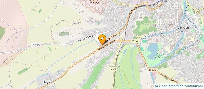 localisation de l'entreprise SCI CAMALI à VERDUN