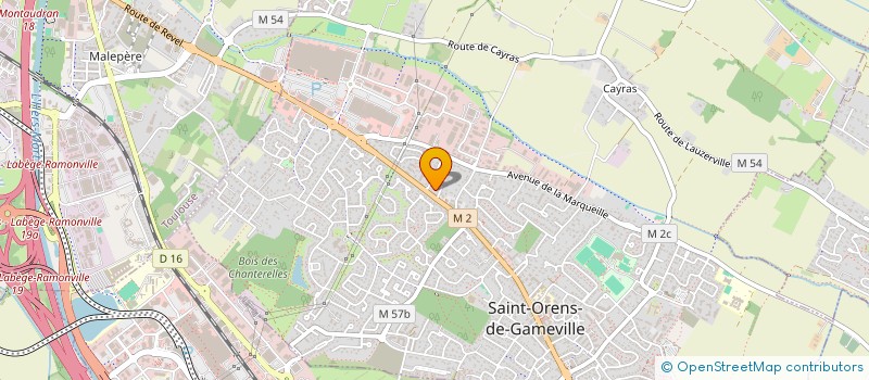 localisation de l'entreprise SCI CAMALIE  SAINT-ORENS-DE-GAMEVILLE