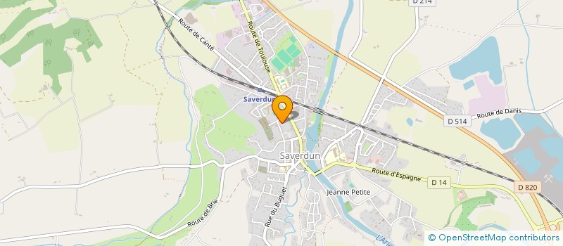 localisation de l'entreprise SCI CAMAMAVI à SAVERDUN