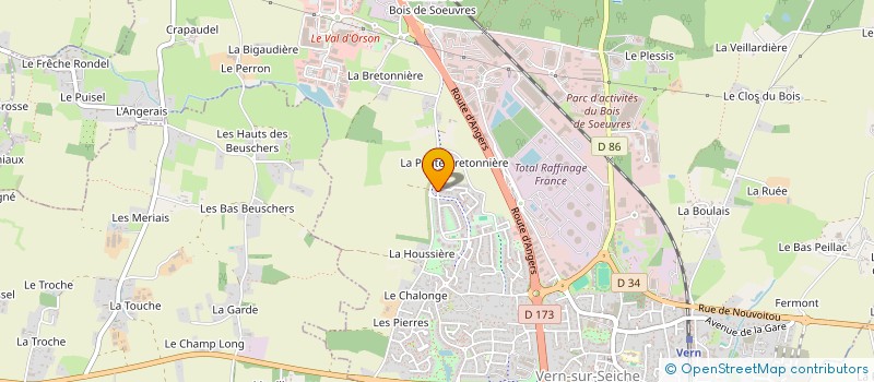 localisation de l'entreprise SCI CAMANA  VERN-SUR-SEICHE