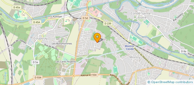 localisation de l'entreprise SCI CAMANANS à ESBLY
