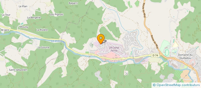 localisation de l'entreprise SCI CAMANON à SAINTE-MAXIME