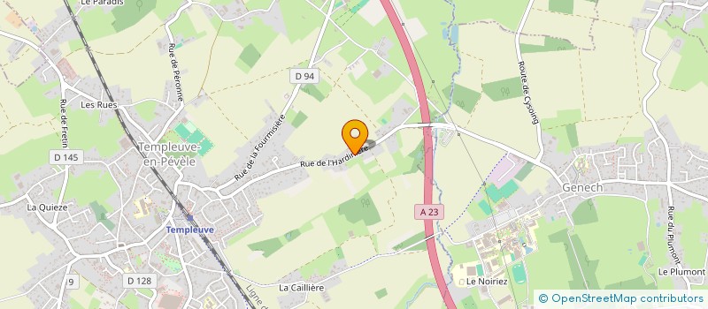 localisation de l'entreprise SCI CAMAPI  TEMPLEUVE-EN-PEVELE